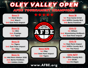 Oley Valley Open 2026